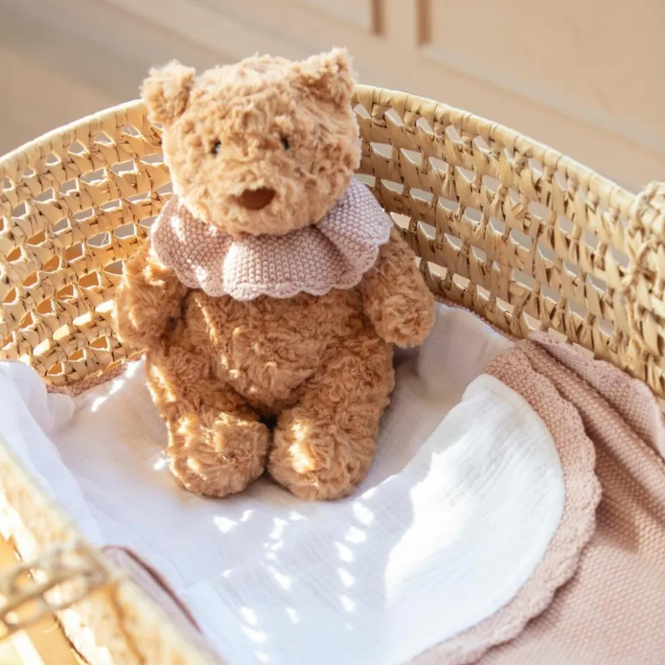 Ours en peluche tricot rose (29 cm)|Pasito a pasito Sale