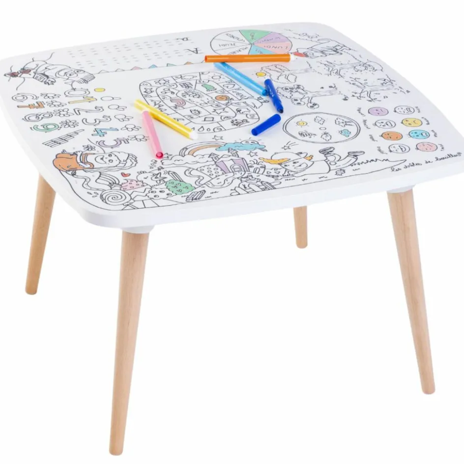 Sale DBKids Pack 1 Coloritable + 2 Chaises Artiste