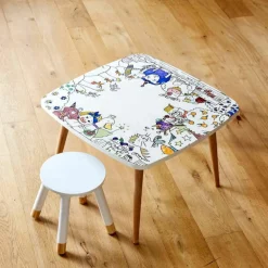 Outlet DBKids Pack 1 Coloritable + 2 Tabourets Ferme