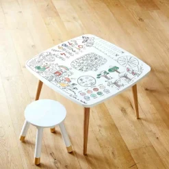 DBKids Pack 1 Coloritable + 2 Tabourets Artiste