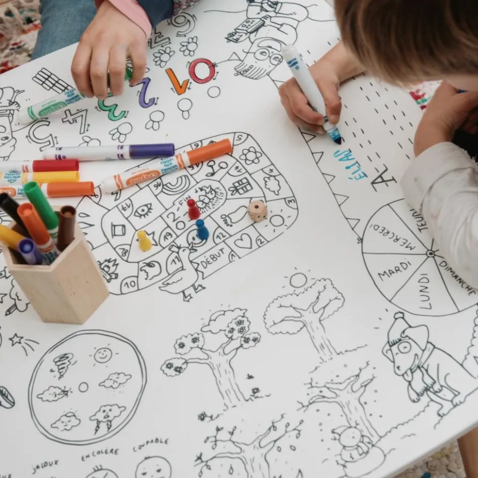 DBKids Pack 1 Coloritable + 2 Tabourets Artiste