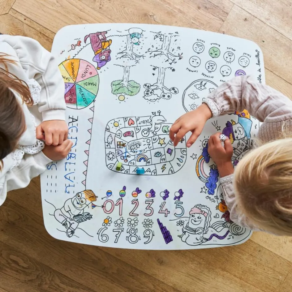 DBKids Pack 1 Coloritable + 2 Tabourets Artiste