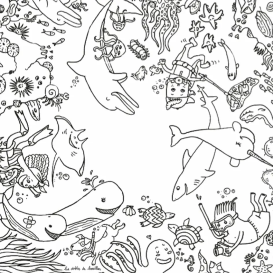 Discount DBKids Pack 1 Coloritable + 2 Tabourets Plongée