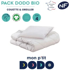 Online Mon P'tit Dodo Pack bio couette et oreiller (100 x 140 cm)