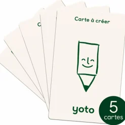 Online Yoto Pack de 5 Cartes à créer