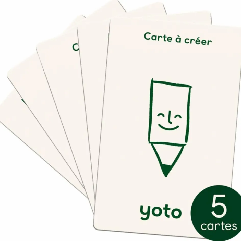 Online Yoto Pack de 5 Cartes à créer