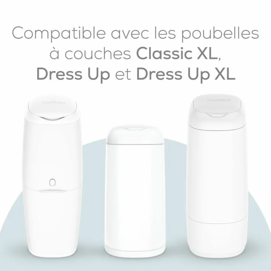 Pack de 3 recharges octogonales pour poubelle à couches Dress Up|Angelcare
