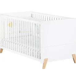 Pack duo Joy naturel lit bébé évolutif et commode à langer|Baby Price Online