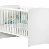 Sale Baby Price Pack duo lit bébé têtes panneaux et tiroir New Basic blanc (60 x 120 cm)