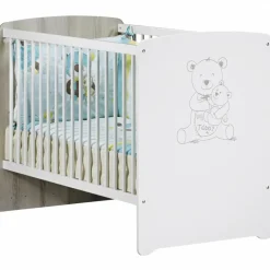 Clearance Baby Price Pack duo lit bébé têtes panneaux et commode à langer Teddy