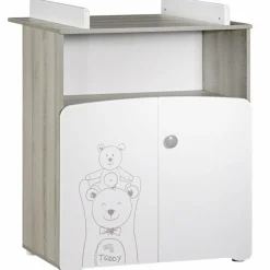 Clearance Baby Price Pack duo lit bébé têtes panneaux et commode à langer Teddy
