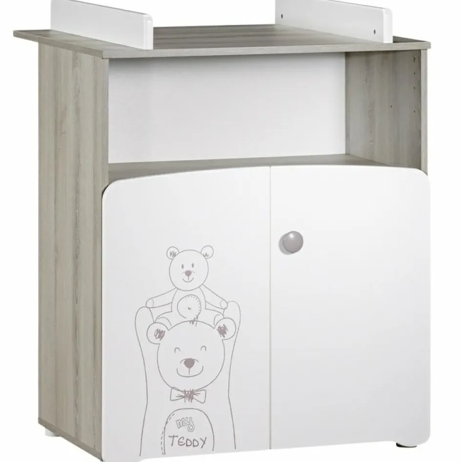 Clearance Baby Price Pack duo lit bébé têtes panneaux et commode à langer Teddy