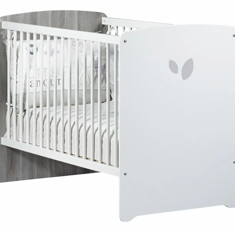 Online Baby Price Pack duo lit bébé têtes panneaux et commode à langer New Leaf