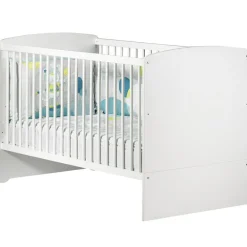 Pack duo lit bébé évolutif Little Big Bed blanc et commode à langer étoile New Basic|Baby Price Outlet