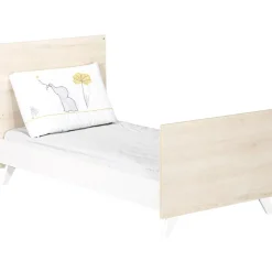 Pack duo Scandi naturel lit bébé évolutif et commode à langer|Baby Price Online