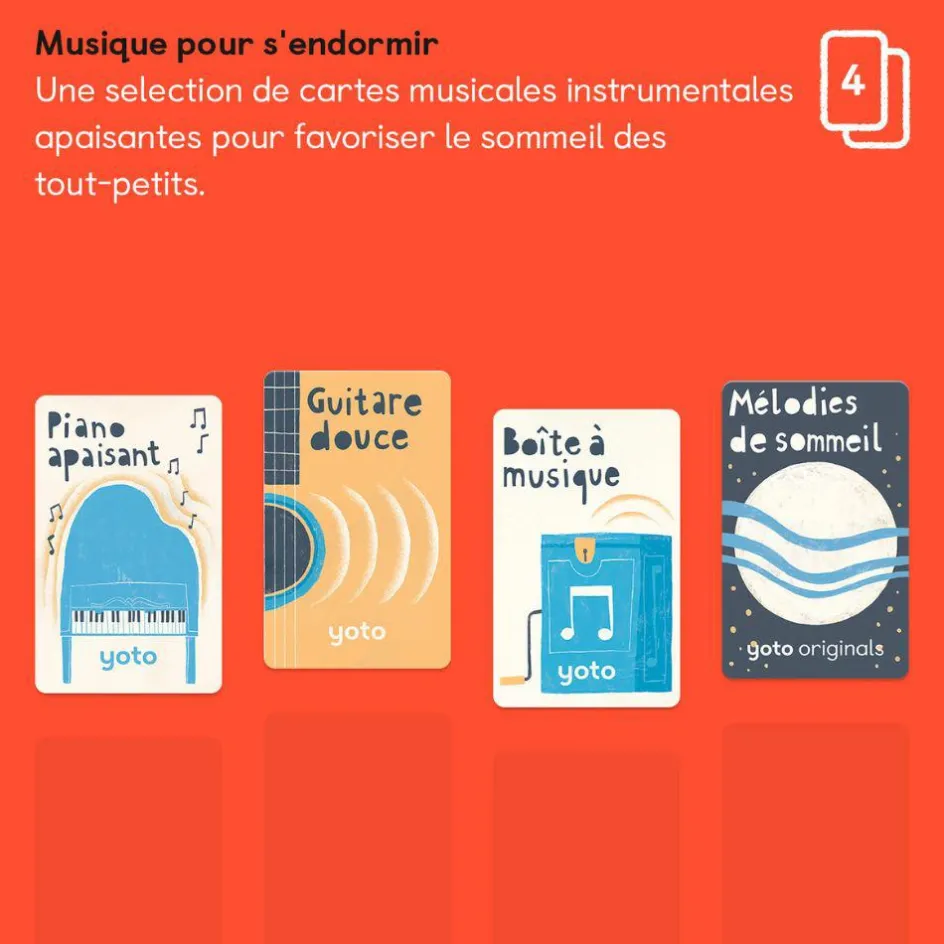 Pack Musique pour s'endormir pour Player et Mini (4 cartes)|Yoto Clearance