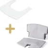 Pack tablette et coussin pour chaise haute Syt évolutive blanche|Geuther Sale