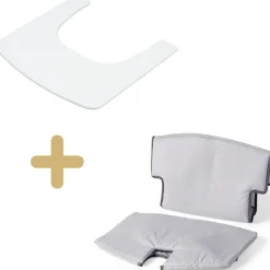Pack tablette et coussin pour chaise haute Syt évolutive blanche|Geuther Sale