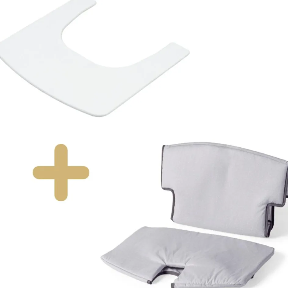 Pack tablette et coussin pour chaise haute Syt évolutive blanche|Geuther Sale