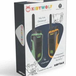Paire de Talkie-Walkie KIDYTALK vert jaune|KIDYWOLF Sale