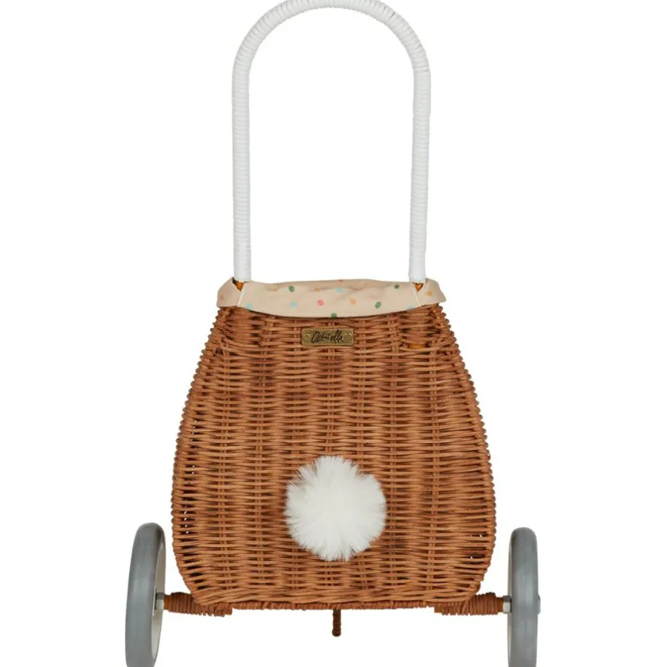 Panier à roulettes Luggy Bunny Natural Gumdrop|Olli Ella Sale