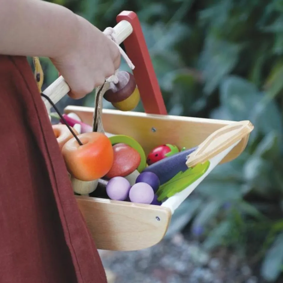 Panier cueillette sauvage en bois|Tender Leaf