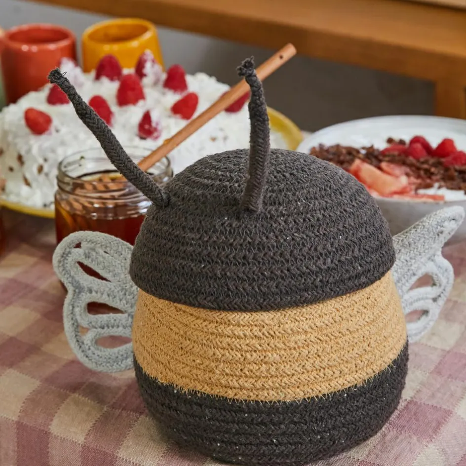 Panier de rangement Bébé Abeille (Ø 15 x 15 cm)|Lorena Canals Hot