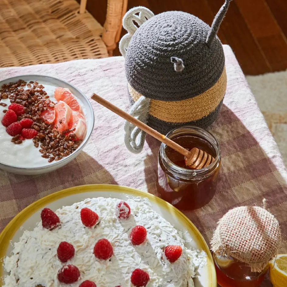 Panier de rangement Bébé Abeille (Ø 15 x 15 cm)|Lorena Canals Hot