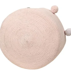 Panier de rangement Bubbly en coton rose (30 x 30 cm)|Lorena Canals New
