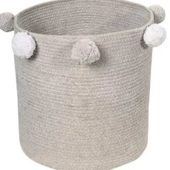 Best Lorena Canals Panier de rangement Bubbly en coton gris (30 x 30 cm)