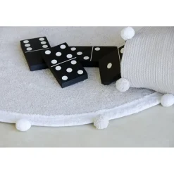 Best Lorena Canals Panier de rangement Bubbly en coton gris (30 x 30 cm)