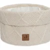 Panier de rangement Check Knit Oatmeal (14 x 18 cm)|Jollein Clearance
