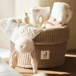 Panier de rangement Cloudy Rib Milky Coffee (14 x 18 cm)|Jollein Online