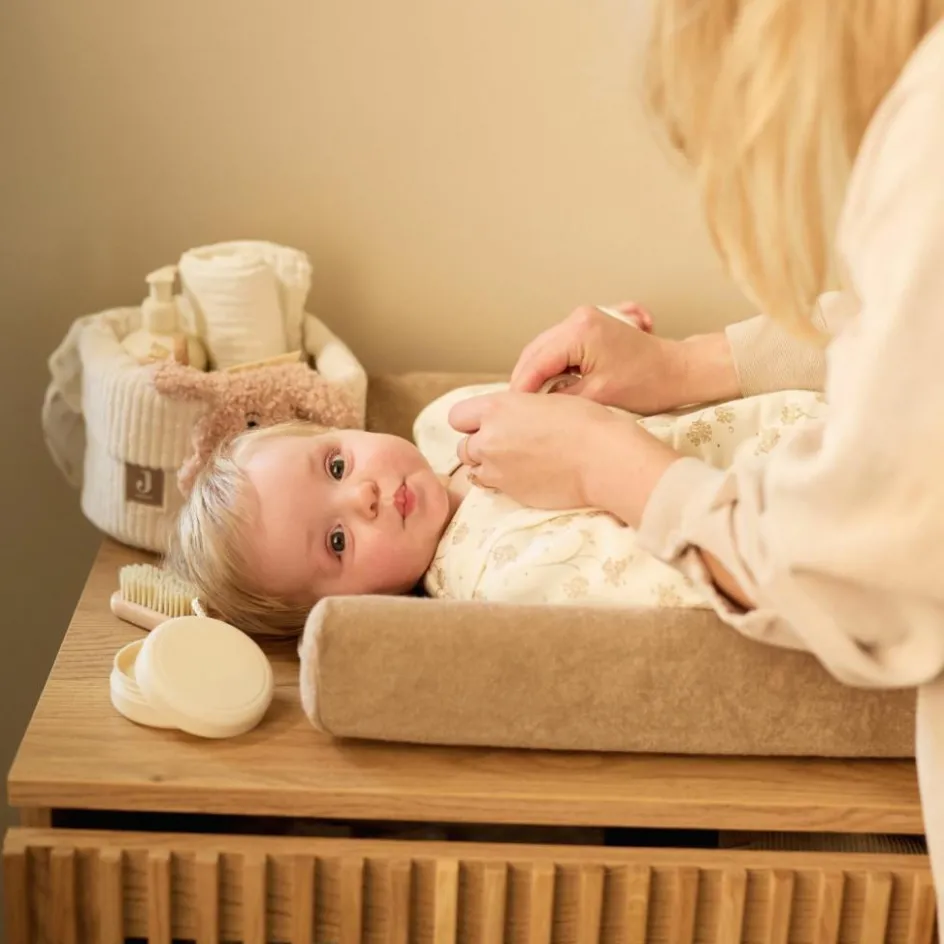 Panier de rangement Cloudy Rib Oatmeal (14 x 18 cm)|Jollein Hot