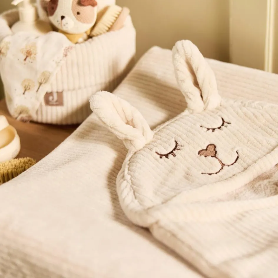 Panier de rangement Cloudy Rib Oatmeal (14 x 18 cm)|Jollein Hot