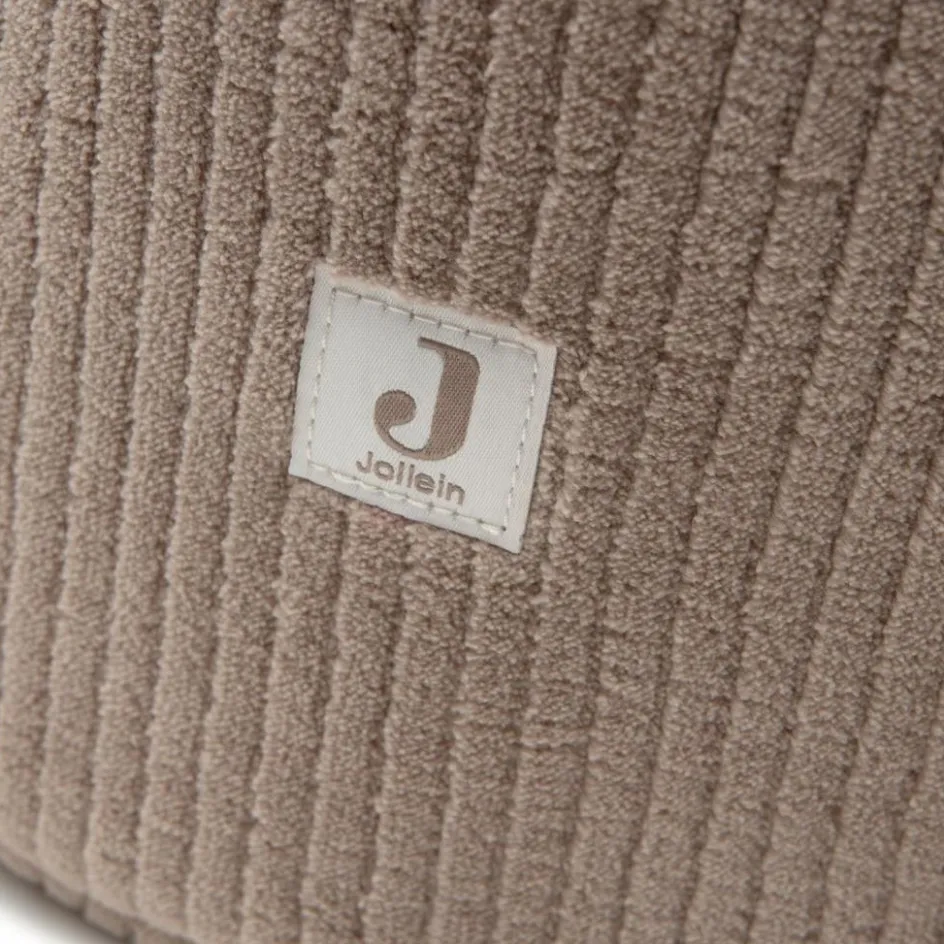 Hot Jollein Panier de rangement Cloudy Rib Milky Coffee (35 x 30 cm)