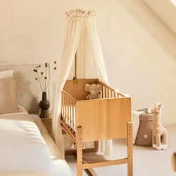 Hot Jollein Panier de rangement Cloudy Rib Milky Coffee (35 x 30 cm)