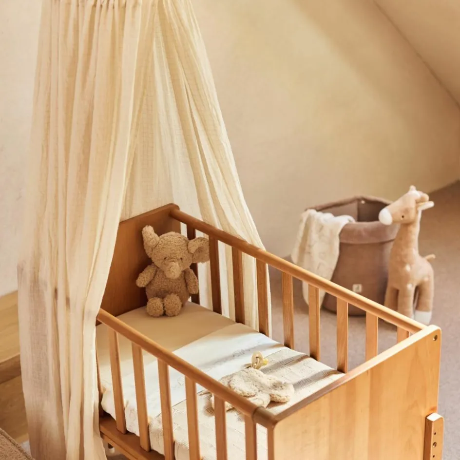 Hot Jollein Panier de rangement Cloudy Rib Milky Coffee (35 x 30 cm)