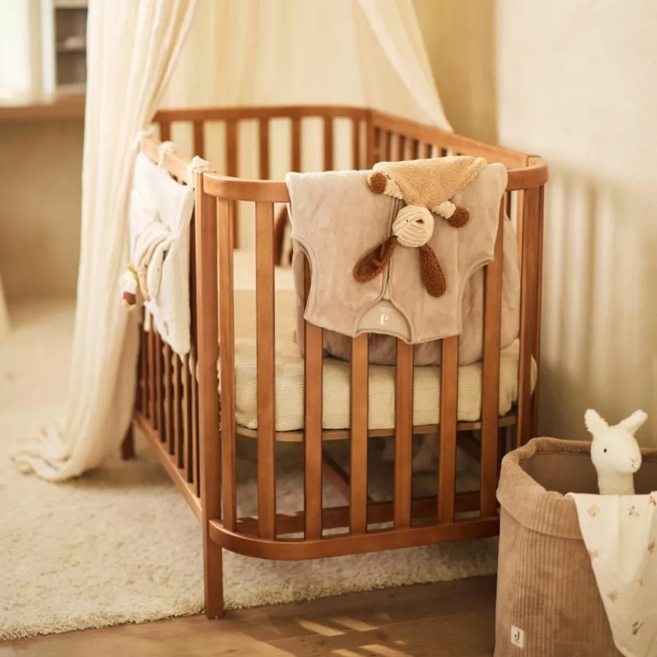 Hot Jollein Panier de rangement Cloudy Rib Milky Coffee (35 x 30 cm)