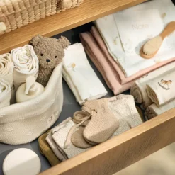 Panier de rangement Cosy Knit Ivory (14 x 18 cm)|Jollein Clearance