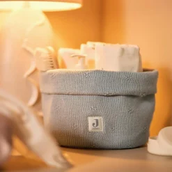 Best Jollein Panier de rangement Cosy Knit Sea Green (14 x 18 cm)