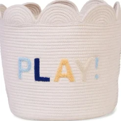 Panier de rangement Fleur écru (35 x 35 cm)|Childhome Clearance