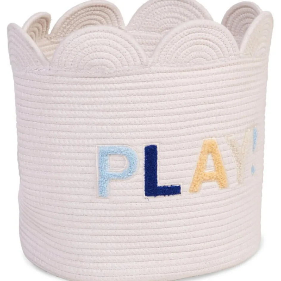 Panier de rangement Fleur écru (35 x 35 cm)|Childhome Clearance