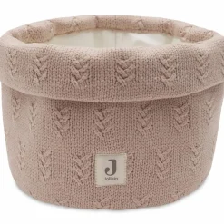 Best Jollein Panier de rangement Grain knit Wild Rose (14 x 18 cm)