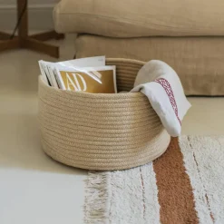 Panier de rangement Gram jaune doré (35 x 20 cm)|Lorena Canals New