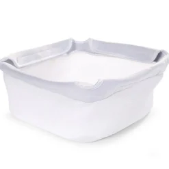 Best Childhome Panier de rangement pour chaise haute Evolu blanc