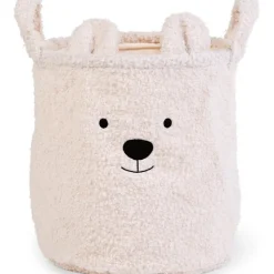 Outlet Childhome Panier de rangement Teddy écru (30 x 30 cm)