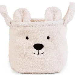Panier de rangement Teddy écru (25 x 20 cm)|Childhome Online