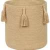 Panier de rangement Woody Miel(30 x 30 cm)|Lorena Canals Outlet