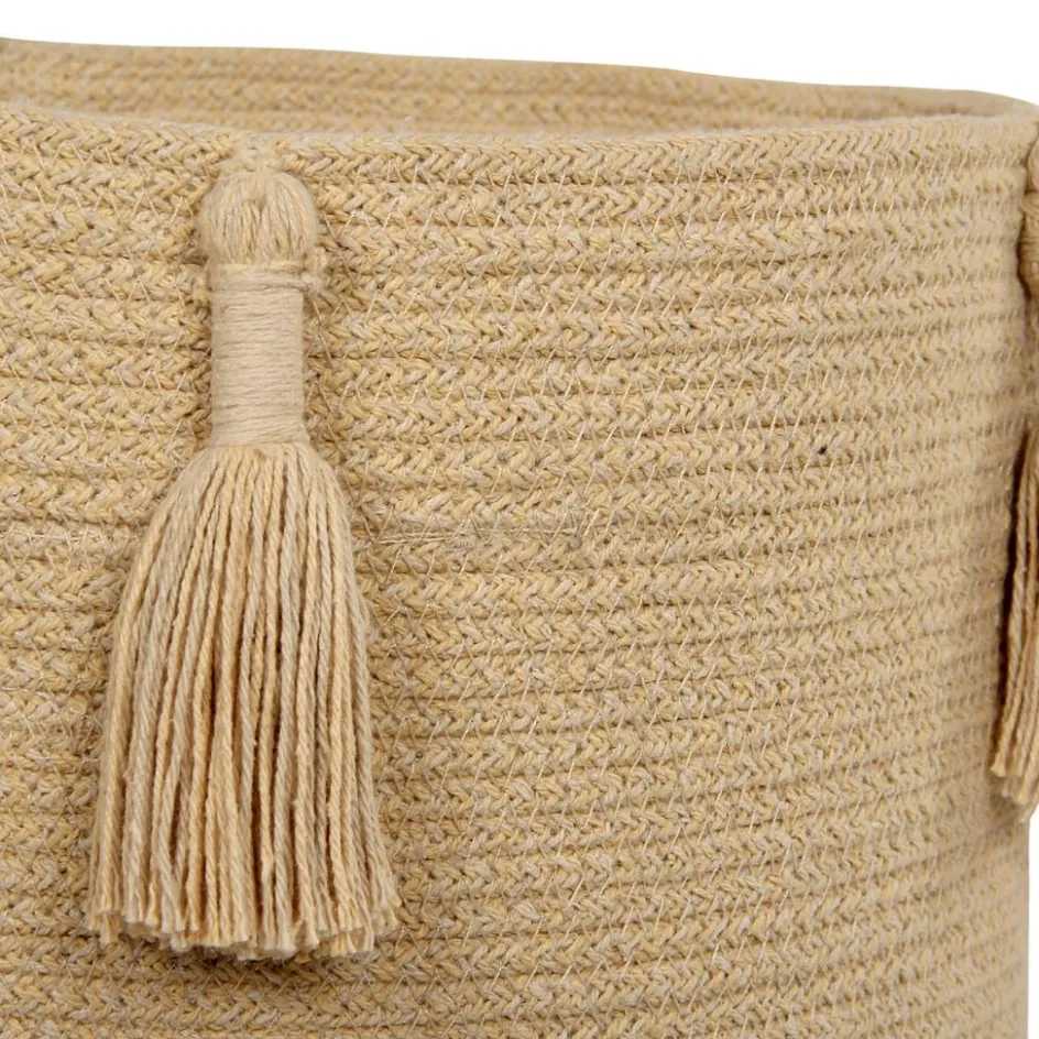 Panier de rangement Woody Miel(30 x 30 cm)|Lorena Canals Outlet